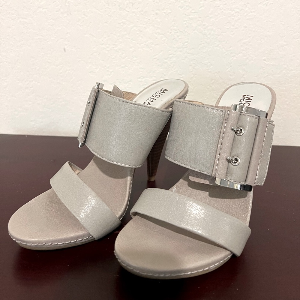 Michael Kors Open Toe Heeled Sandals / Size 7